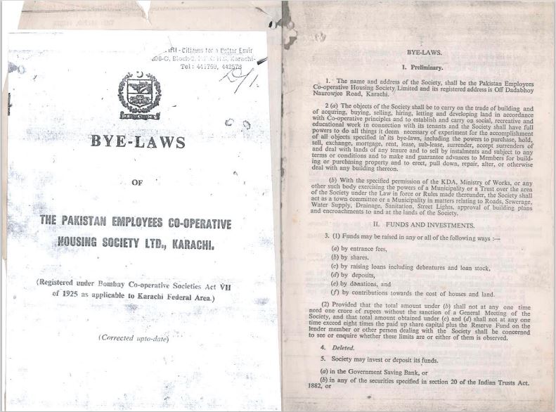 PECHS Byelaws